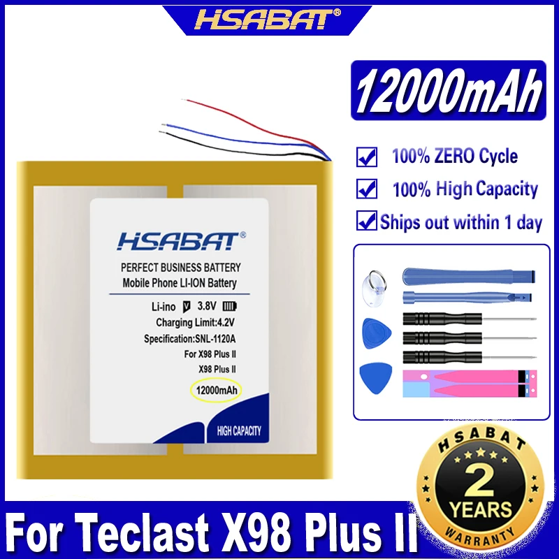 HSABAT X98 Plus II 12000mAh Battery for Teclast 2 Tablet PC 3 Lines C2D7 2879127 Batteries | Электроника