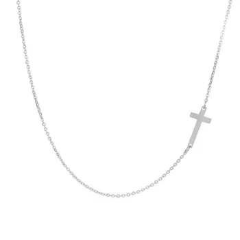 Women Necklace Stainless Steel Cross Clavicle Chain Necklace for Women Party JL 
Women Necklace Stainless Steel Cross Clavicle Chain Necklace for Women Party JL