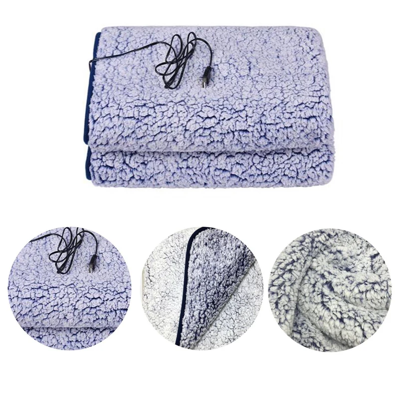 5-12V Electric Heated Blanket Heating Pad Feet Warmer Fleece Cosy Warm Winter Blanket Cover Heater For Home Office Car Camping
5-12V Electric Heated Blanket Heating Pad Feet Warmer Fleece Cosy Warm Winter Blanket Cover Heater For Home Office Car Camping