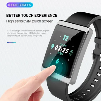 Smart Watch Big-screen Universal Blood Pressure Heart Rate Monitoring Bracelet Sports Tracker Music Control Wearable Device
Smart Watch Big-screen Universal Blood Pressure Heart Rate Monitoring Bracelet Sports Tracker Music Control Wearable Device