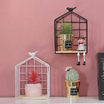 Iron Art Bird Design Wall Hanging Basket With Wood Board Nordic Mesh Storage Basket Shelf Creative Home Decoration Basket
Iron Art Bird Design Wall Hanging Basket With Wood Board Nordic Mesh Storage Basket Shelf Creative Home Decoration Basket