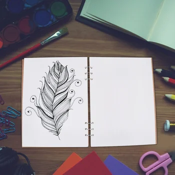 Creative Sketch Book Delicate Spiral Notebook Art Drawing Paper Painting Graffiti Notebook for Students School Painting (Brown)
Creative Sketch Book Delicate Spiral Notebook Art Drawing Paper Painting Graffiti Notebook for Students School Painting (Brown)