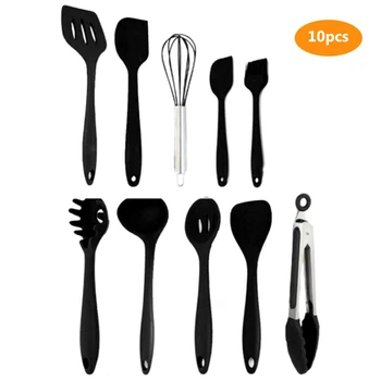 10 Pcs/Set Cooking Tools Set Premium Silicone Kitchen Cooking Utensils Set Spatula Ladle Egg Beaters Utensils Dinnerware Set
10 Pcs/Set Cooking Tools Set Premium Silicone Kitchen Cooking Utensils Set Spatula Ladle Egg Beaters Utensils Dinnerware Set