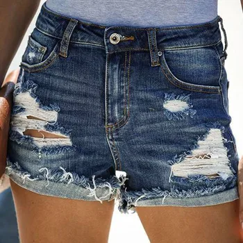 2020 Fashion Women's Pocket Skinny Jeans Dark Blue Denim Pants Female Hole Shortsexy Casual Denim Pants For Lady #3
2020 Fashion Women's Pocket Skinny Jeans Dark Blue Denim Pants Female Hole Shortsexy Casual Denim Pants For Lady #3