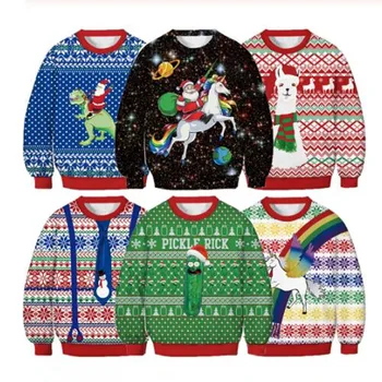 Teen Pullover Large Size Tees T-Shirt Kids Cartoon Unicorn Santa Claus Christmas style Sweatshirt Tops Boys Girls Child Clothes
Teen Pullover Large Size Tees T-Shirt Kids Cartoon Unicorn Santa Claus Christmas style Sweatshirt Tops Boys Girls Child Clothes