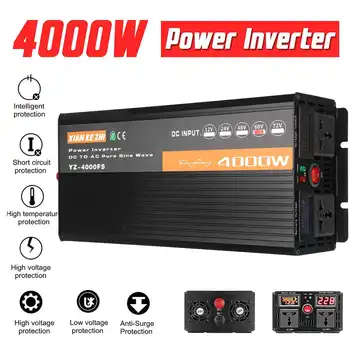 Inverter 4000W Voltage transformer pure sine wave solar power inverter DC 12V 24V 48V 60V to AC 220V LCD/LED Display Solar power
Inverter 4000W Voltage transformer pure sine wave solar power inverter DC 12V 24V 48V 60V to AC 220V LCD/LED Display Solar power