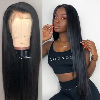 Beauty Queen 360 Lace Frontal Human Hair Wigs 13X4 Lace Front Pre Plucked Brazilian Straight 4X4 Lace Closure Wig with Baby Hair
Beauty Queen 360 Lace Frontal Human Hair Wigs 13X4 Lace Front Pre Plucked Brazilian Straight 4X4 Lace Closure Wig with Baby Hair