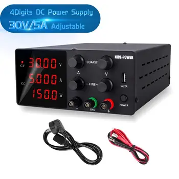 Newest 4 Digit Current regulator DC Lab Power Supply Adjustable Accurate Regulated Voltage Regulator Switching Bench Source
Newest 4 Digit Current regulator DC Lab Power Supply Adjustable Accurate Regulated Voltage Regulator Switching Bench Source