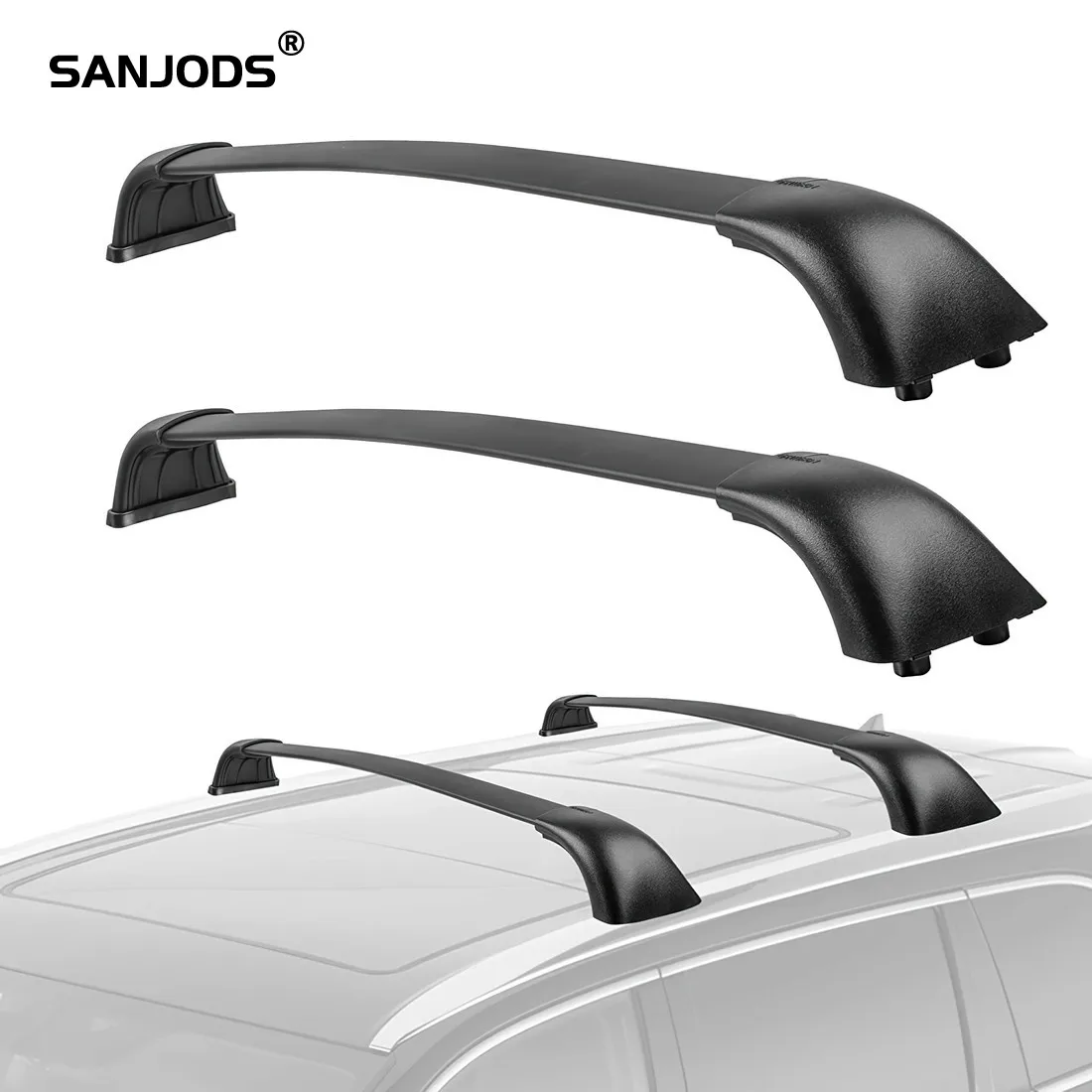 SANJODS Roof Rack Cross Bar Compatible for Toyota Highlander 2014 2015 2016 2017 2018 2019 Only fit XLE & Limited & SE Models
SANJODS Roof Rack Cross Bar Compatible for Toyota Highlander 2014 2015 2016 2017 2018 2019 Only fit XLE & Limited & SE Models