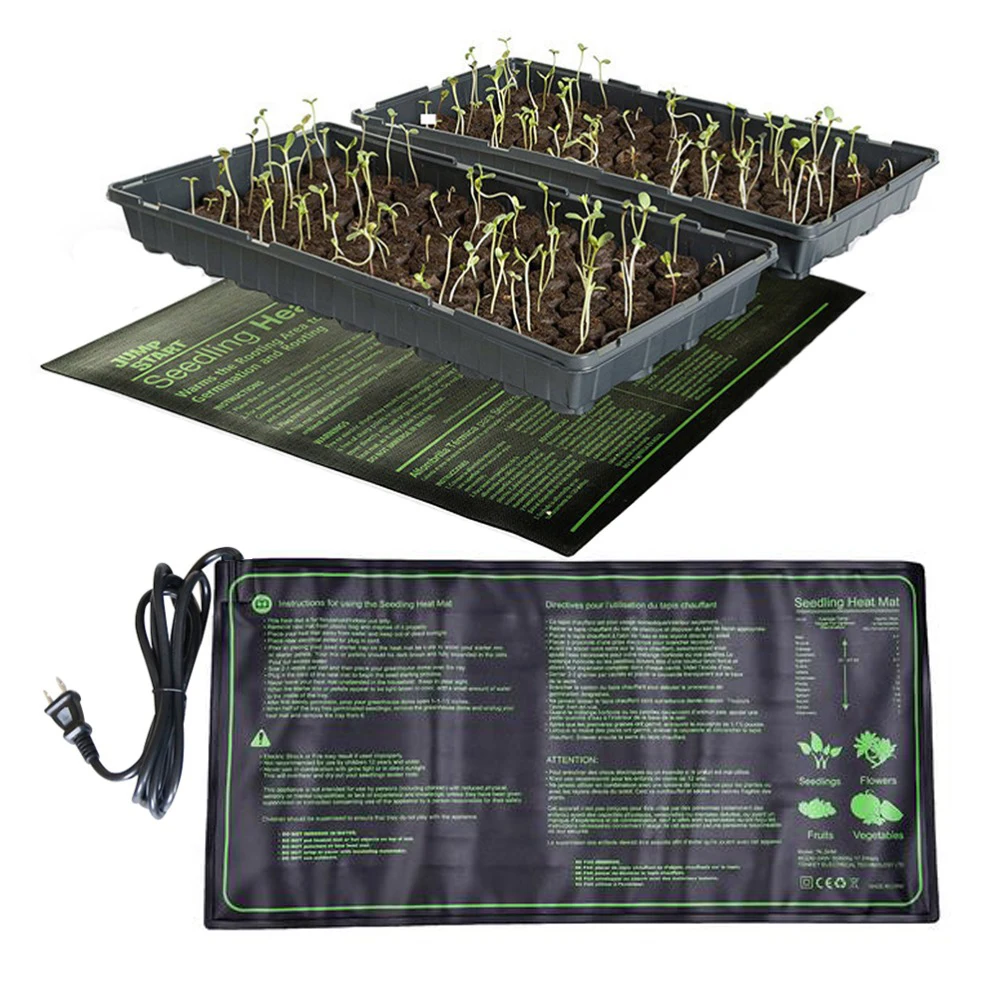10*20.75Inch Waterproof Seedling Heating Mat Plant Growth Mat Seed Germination Propagation Clone Starter Pad Gardening Tool
10*20.75Inch Waterproof Seedling Heating Mat Plant Growth Mat Seed Germination Propagation Clone Starter Pad Gardening Tool