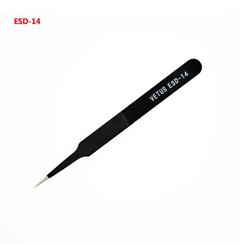 New 1Pc VETUS ESD-14 Tweezers Resists Electronic Craft Jewellery Hand Tools Makeup Tool Antimagnetic
New 1Pc VETUS ESD-14 Tweezers Resists Electronic Craft Jewellery Hand Tools Makeup Tool Antimagnetic