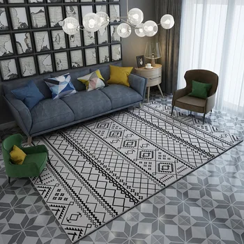 Simple Nordic Modern Style Geometric Pattern Rectangular Rug Covered The Bedroom Living Room Coffee Table Carpet
Simple Nordic Modern Style Geometric Pattern Rectangular Rug Covered The Bedroom Living Room Coffee Table Carpet