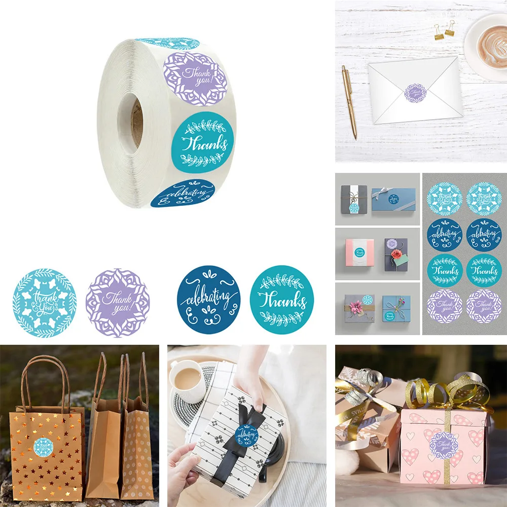 500pcs/roll Thanks Stickers For Seal Labels 1-inch Diameter Gift Decoration Sticker For Package
500pcs/roll Thanks Stickers For Seal Labels 1-inch Diameter Gift Decoration Sticker For Package
