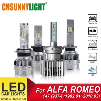 CNSUNNYLIGHT LED Automotive Headlight Bulbs For ALFA ROMEO 147 (937_) (1992.01~2010.03) Lamps Bright Car Foglamp White Lights
CNSUNNYLIGHT LED Automotive Headlight Bulbs For ALFA ROMEO 147 (937_) (1992.01~2010.03) Lamps Bright Car Foglamp White Lights