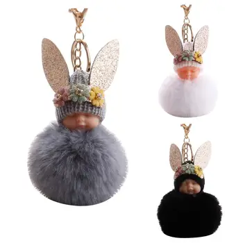 Fluffy Rabbit Ear Sleeping Baby Doll Pompom Charm Key Ring Keychain Bag Ornament Key Ring Key Holder Trendy Jewelry Bag Ornament
Fluffy Rabbit Ear Sleeping Baby Doll Pompom Charm Key Ring Keychain Bag Ornament Key Ring Key Holder Trendy Jewelry Bag Ornament