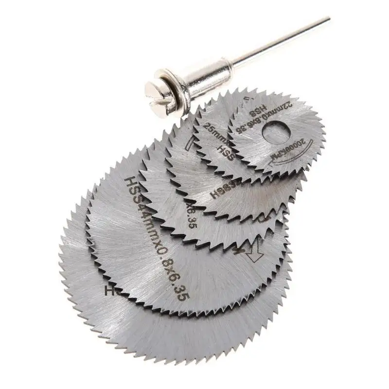 7Pcs HSS Mini Circular Saw Blade Rotary Tool Wood Cutter Discs Drill for Rotary Tool Circular Saw Blades Dremel Metal Cutter
7Pcs HSS Mini Circular Saw Blade Rotary Tool Wood Cutter Discs Drill for Rotary Tool Circular Saw Blades Dremel Metal Cutter