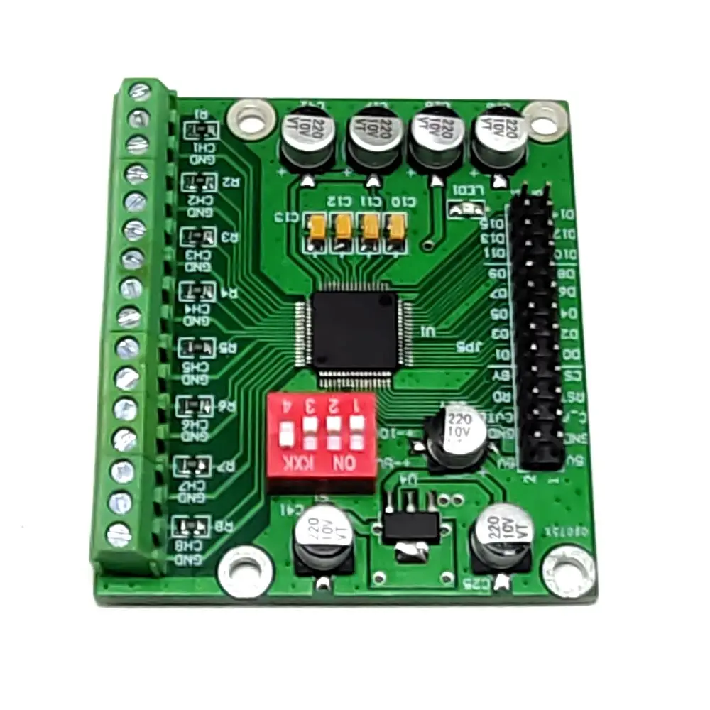 AD7606 high speed 16Bit 8 channel synchronous ADC module bipolar sampling rate 200K industrial grade
AD7606 high speed 16Bit 8 channel synchronous ADC module bipolar sampling rate 200K industrial grade