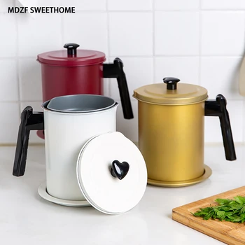 MDZF SWEETHOME 1.7L Stainless Steel Oil Sauce Pot With Strainer Sauce Storage Jar Cooking Oil Can Kitchen Household Tools 
MDZF SWEETHOME 1.7L Stainless Steel Oil Sauce Pot With Strainer Sauce Storage Jar Cooking Oil Can Kitchen Household Tools