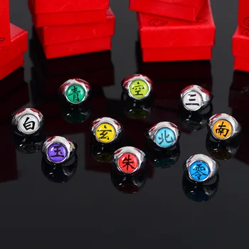 Japan Anime Naruto Rings With Box Akatsuki Member Uchiha Itachi Orochimaru Konan Nagato Zetsu HOKAGE Cosplay Men Ring Jewelry
Japan Anime Naruto Rings With Box Akatsuki Member Uchiha Itachi Orochimaru Konan Nagato Zetsu HOKAGE Cosplay Men Ring Jewelry