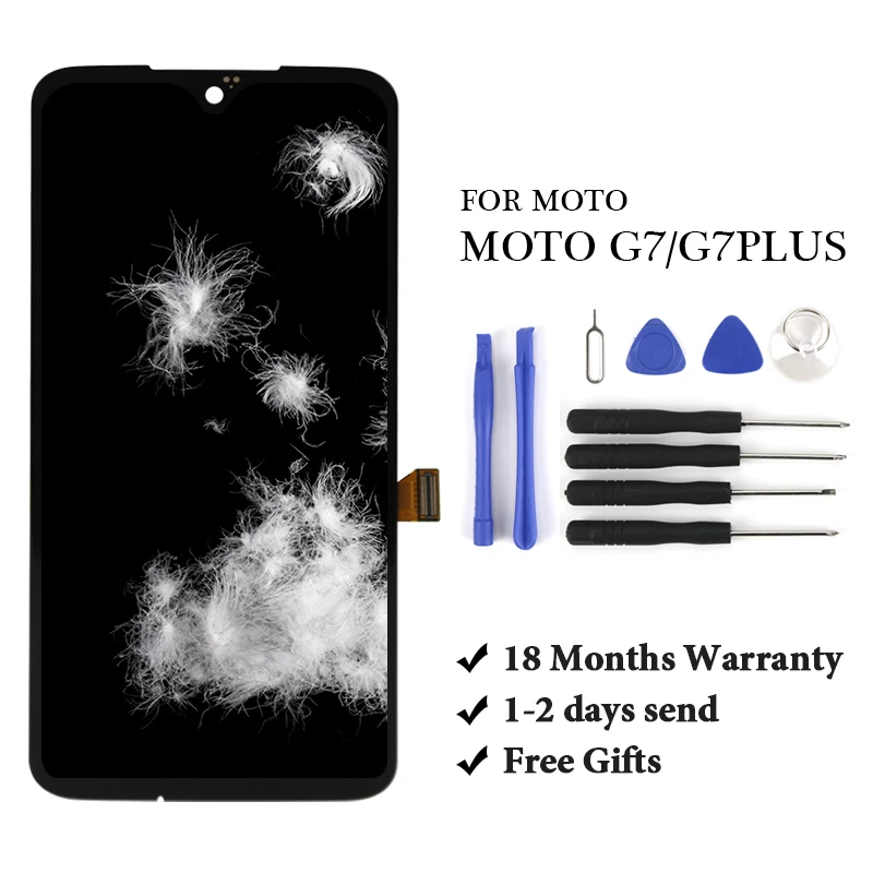 18 month Warranty Without Frame For Moto G7 / G7 Plus xt1962 LCD Display+Touch Screen Digitizer Assembly Black Color
18 month Warranty Without Frame For Moto G7 / G7 Plus xt1962 LCD Display+Touch Screen Digitizer Assembly Black Color