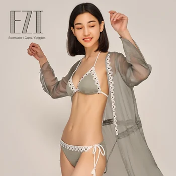 Julysand Sexy Bikini Lace Bandage Bikini Set Padded Summer Beachwear Swimsuit Women 18W040 
Julysand Sexy Bikini Lace Bandage Bikini Set Padded Summer Beachwear Swimsuit Women 18W040