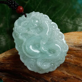 Natural Emerald Dragon Jade Pendant Beads Necklace Charm Jewellery Fashion Hand-Carved Man Woman Luck Amulet Gifts New
Natural Emerald Dragon Jade Pendant Beads Necklace Charm Jewellery Fashion Hand-Carved Man Woman Luck Amulet Gifts New
