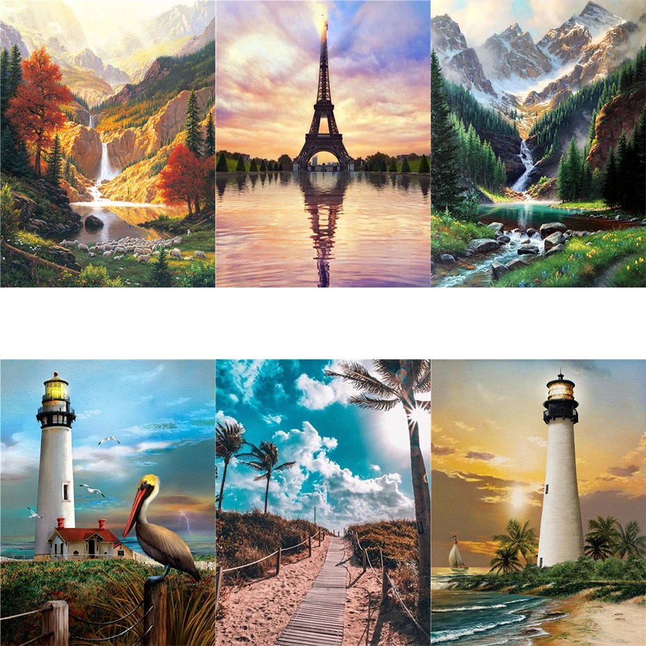 AMTMBS DIY Oil Pictures By Numbers Landscape Acrylic Drawing Canvas Oil Painting Numbers For Adults Home Decoration Gift
AMTMBS DIY Oil Pictures By Numbers Landscape Acrylic Drawing Canvas Oil Painting Numbers For Adults Home Decoration Gift