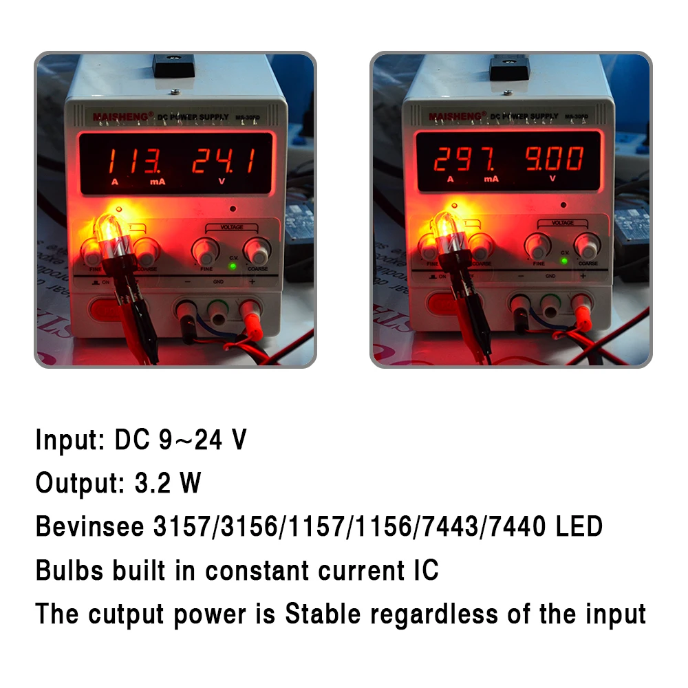Car Brake Light Reverse Parking Tail Fog Lamp Auto light Bulb 1156 1157 3156 3157 7440 7443 2x Bulbs For Ford Bronco Custom 500