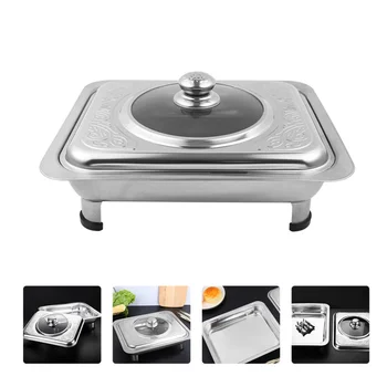 1Pc Safe Thickened Food Holder Stainless Steel Food Tray Flat Square Tray
1Pc Safe Thickened Food Holder Stainless Steel Food Tray Flat Square Tray