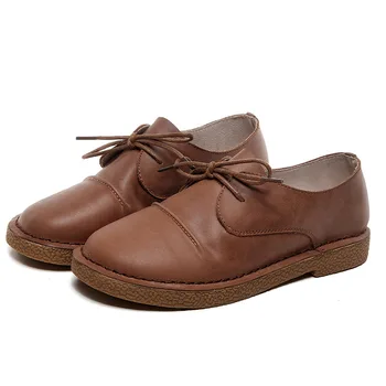 Women Sneakers Genuine Cow Leather Round Toe Lace-Up Ladies Casual Flats Shoes Handmade Vintage Winter Spring Flats Shoes Woman 
Women Sneakers Genuine Cow Leather Round Toe Lace-Up Ladies Casual Flats Shoes Handmade Vintage Winter Spring Flats Shoes Woman