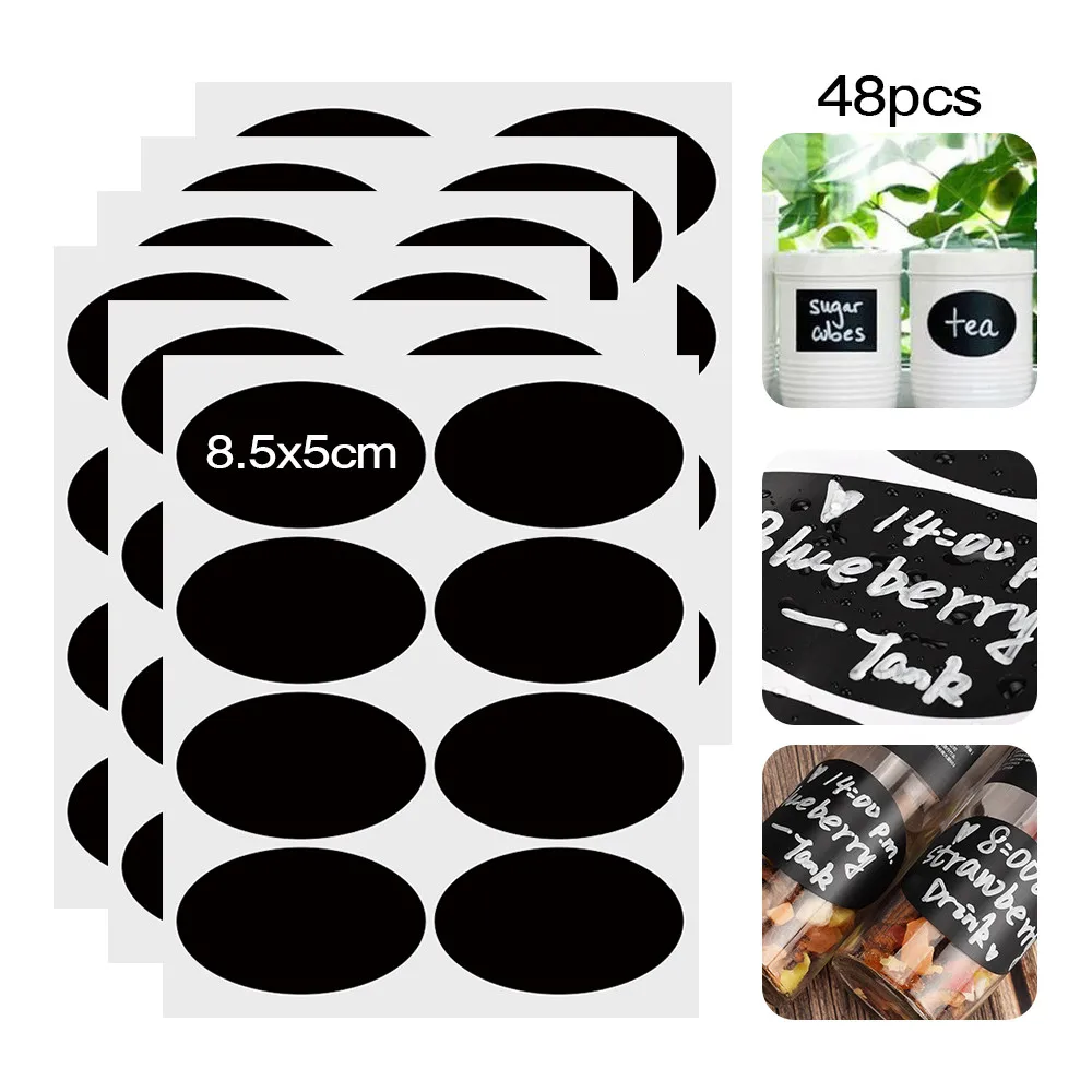 48pcs/pack Spices Sticker Jars Stickers Kitchen Spice Labels Stickers Storage Bottles Jar Sticker Waterproof Blackboard Label
48pcs/pack Spices Sticker Jars Stickers Kitchen Spice Labels Stickers Storage Bottles Jar Sticker Waterproof Blackboard Label