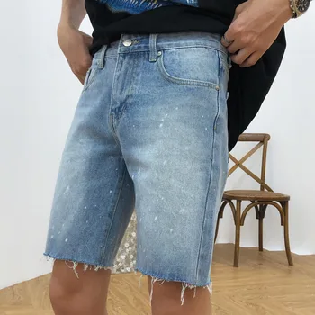 EWQ / men's wear ink print raw edges bottoms for male 2020 summer new causal knee length pants 2020 summer fashion short 9Y1953
EWQ / men's wear ink print raw edges bottoms for male 2020 summer new causal knee length pants 2020 summer fashion short 9Y1953