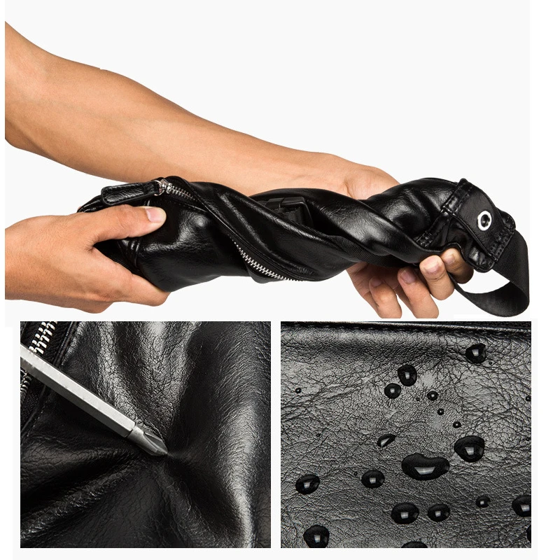 big black men waist bag leather fanny pack belt bag soft high quality waterproof waist packs male phone pouch Headphone jack
big black men waist bag leather fanny pack belt bag soft high quality waterproof waist packs male phone pouch Headphone jack