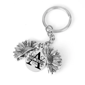 Custom Engraved Name Letters Open Locket Sunflower Keychain Stainless Steel Personalized Birthday Gift Unisex Jewelry Keyring
Custom Engraved Name Letters Open Locket Sunflower Keychain Stainless Steel Personalized Birthday Gift Unisex Jewelry Keyring