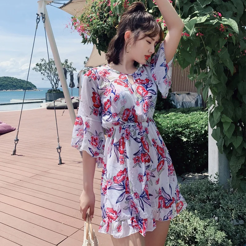 Korean-style Split Type Hot Springs Bikini Three-piece Set Conservative Graceful Small Bust Gathering Slimming Belly Covering Se
Korean-style Split Type Hot Springs Bikini Three-piece Set Conservative Graceful Small Bust Gathering Slimming Belly Covering Se