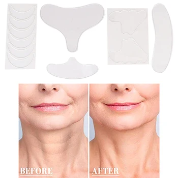 6/11Pcs/lot Reusable Transparent Silicone Anti Wrinkle Forehead Chest Sticker Face Neck Neck Pad Patch Tool Set 8styles
6/11Pcs/lot Reusable Transparent Silicone Anti Wrinkle Forehead Chest Sticker Face Neck Neck Pad Patch Tool Set 8styles