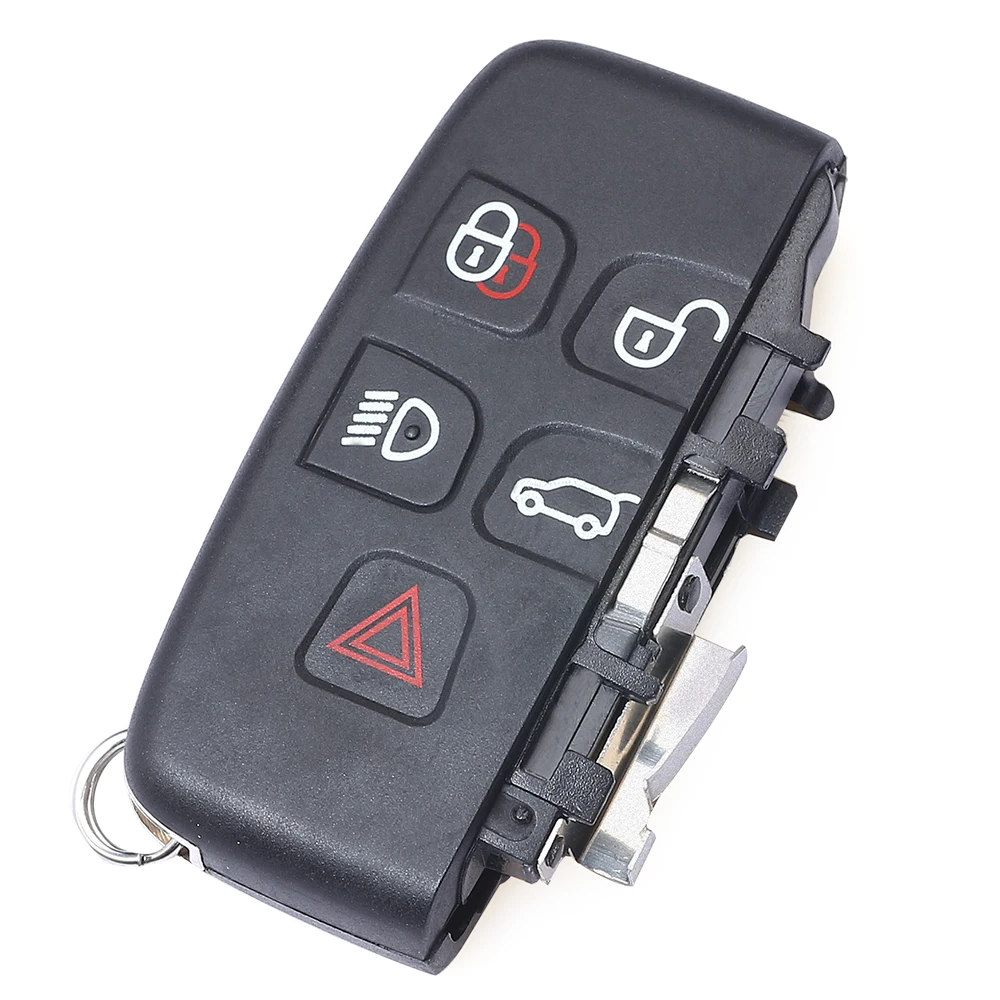 KEYECU 5 кнопочный умный дистанционный чехол для автомобильного ключа брелок Land Rover