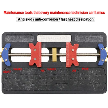 Multifunctional Repair Fixture Heat Resistant Mobile Phone Motherboard PCB Board Holder BGA Chip Positioning Platform LA
Multifunctional Repair Fixture Heat Resistant Mobile Phone Motherboard PCB Board Holder BGA Chip Positioning Platform LA