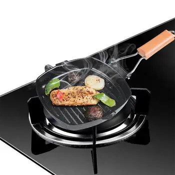 20cm*20cm steak pot striped frying pan fried steak special pot Maifan stone non-stick coating pot burdock frying pan household
20cm*20cm steak pot striped frying pan fried steak special pot Maifan stone non-stick coating pot burdock frying pan household