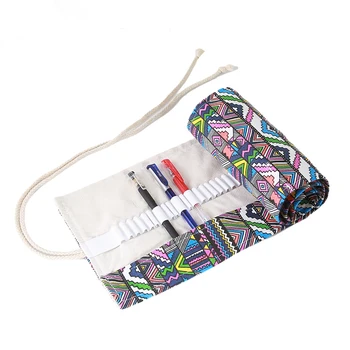 72 Holes Portable Canvas School Pencil Case Bag Beauty Pencils Storage Box Stationery Estojo Pen Roll Up Bag Escolar Estuche 
72 Holes Portable Canvas School Pencil Case Bag Beauty Pencils Storage Box Stationery Estojo Pen Roll Up Bag Escolar Estuche