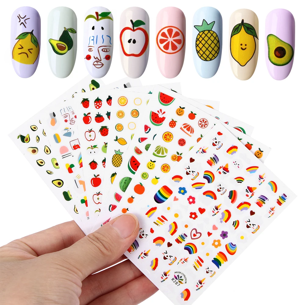 1Sheet Summer Fruit 3D Nail Art Transfer Sticker Watermelon Lemon/Avocado/Strawberry Pattern Nail Decal Manicure Nail Decoration
1Sheet Summer Fruit 3D Nail Art Transfer Sticker Watermelon Lemon/Avocado/Strawberry Pattern Nail Decal Manicure Nail Decoration