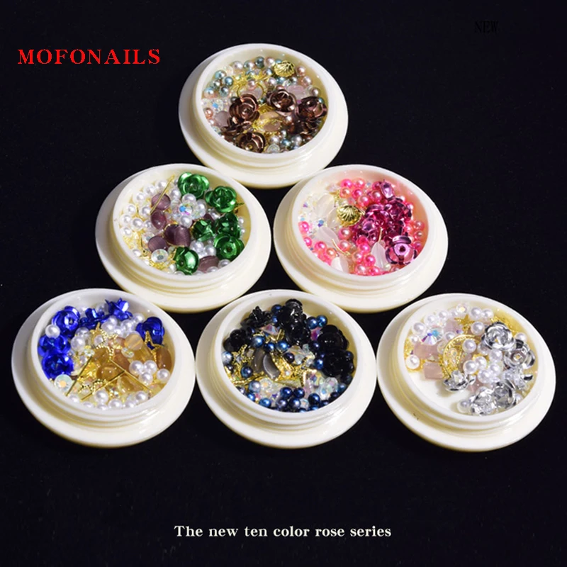 1 Jar Nail Crystals Pearl Charming Stud Mixed Rose Shell Nail 3D Bead Stud DIY Nail Tip Art Stud Rhinestone Accessory Decoration
1 Jar Nail Crystals Pearl Charming Stud Mixed Rose Shell Nail 3D Bead Stud DIY Nail Tip Art Stud Rhinestone Accessory Decoration