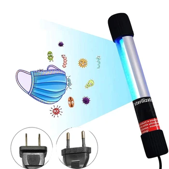 5W Portable UV Sterilizer Light Handheld Sterilizing Rod Traveling Sterilizer Ozone UV Sanitizer Light UV Germicidal Lamp US/EU
5W Portable UV Sterilizer Light Handheld Sterilizing Rod Traveling Sterilizer Ozone UV Sanitizer Light UV Germicidal Lamp US/EU