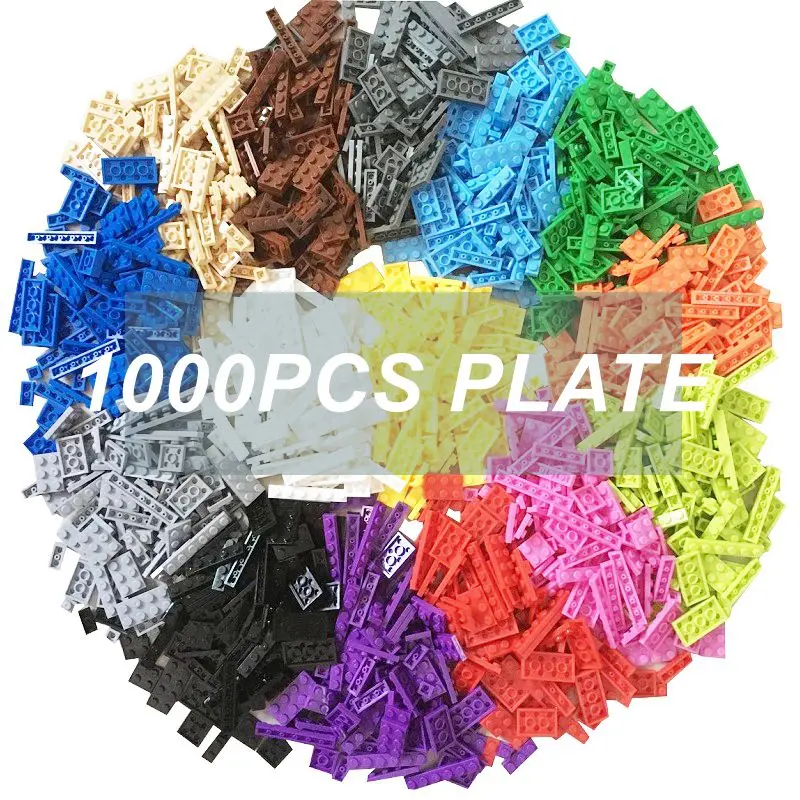 1000pcs Building Rainbow Color Blocks Plate 8 Model Kits Playing Figures Pieces Compatible Legoes Brick Toys for Kids Build Game
1000pcs Building Rainbow Color Blocks Plate 8 Model Kits Playing Figures Pieces Compatible Legoes Brick Toys for Kids Build Game