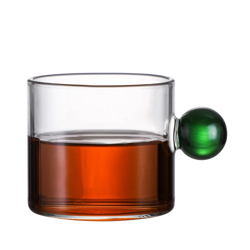 4Pcs/Lot Ball Handle Coffee Cup Mini Capacity Tea Cup Water Cup Mug Simple Cute Nordic Style Home Glass Container
4Pcs/Lot Ball Handle Coffee Cup Mini Capacity Tea Cup Water Cup Mug Simple Cute Nordic Style Home Glass Container