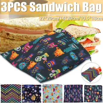 3Pcs Reusable Snack Bag Waterproof Bread Sandwich Bag Pouch Eco-friendly Bag Heating Pastry Tools For School Camping Work Travel
3Pcs Reusable Snack Bag Waterproof Bread Sandwich Bag Pouch Eco-friendly Bag Heating Pastry Tools For School Camping Work Travel