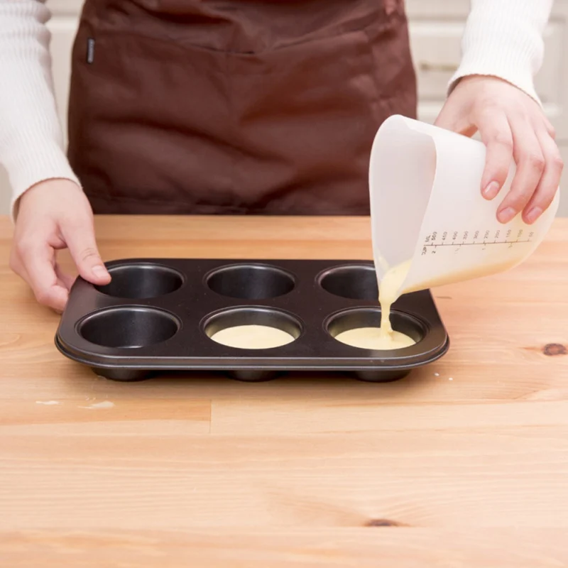 6-cup Nonstick Mousse Baking Tray Carbon Steel Barbecue Pizza Dish Baking Cake Mold Bakeware Kitchen Form for Cooking
6-cup Nonstick Mousse Baking Tray Carbon Steel Barbecue Pizza Dish Baking Cake Mold Bakeware Kitchen Form for Cooking