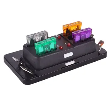4 Way Auto Car Power Distribution Blade Fuse Holder Box Block Panel Circuit Auto G6KC
