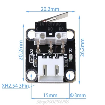 5PCS X/Y Axis Limit Switch 3Pin N/O N/C Control Micro Switch for CR-10 Ender3 3D Printer Parts Au19 20 Dropship
5PCS X/Y Axis Limit Switch 3Pin N/O N/C Control Micro Switch for CR-10 Ender3 3D Printer Parts Au19 20 Dropship