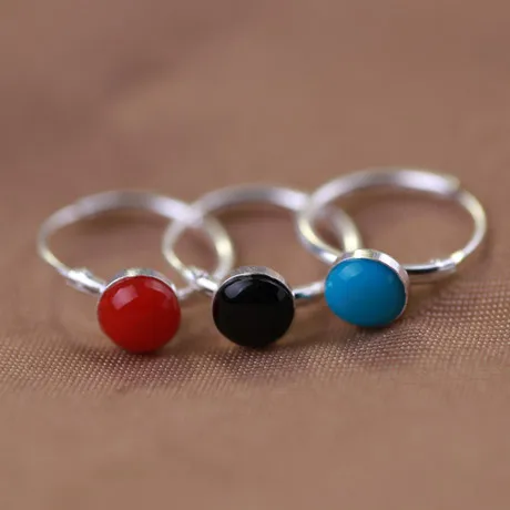925 Sterling Ear Clip Women's Silver Blue And Red Black And White with Pattern Agate Small Circle Women's Fashion a 8490
925 Sterling Ear Clip Women's Silver Blue And Red Black And White with Pattern Agate Small Circle Women's Fashion a 8490